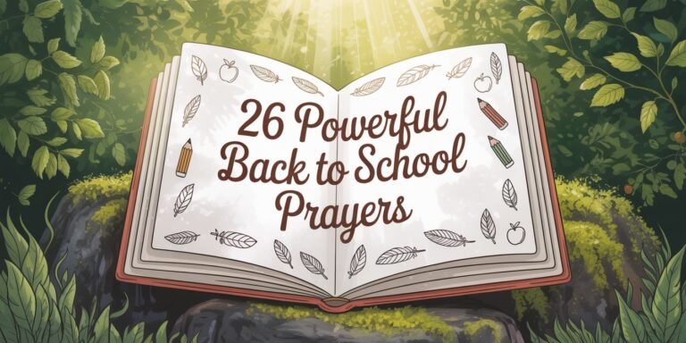 26 Powerful Back to School Prayers